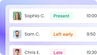 Attendance Reports with Workforce Analytics Detailed attendance reports offer insights into employee punctuality and presence with workforce analytics
