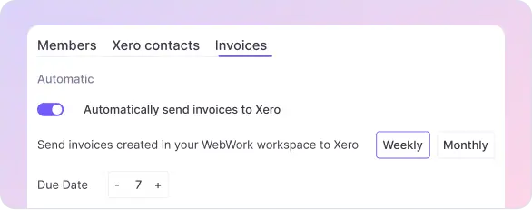 Интеграция учета рабочего времени Xero для автоматической синхронизации счетов