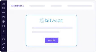 Integrieren Sie Bitwage mit Zeiterfassungssoftware Bitwage-Integration mit Zeiterfassung