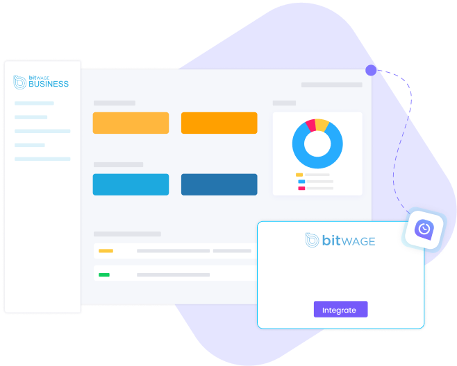 Bitwage-Integration mit Zeiterfassungssoftware Bitwage-Integration mit WebWork-Tracker
