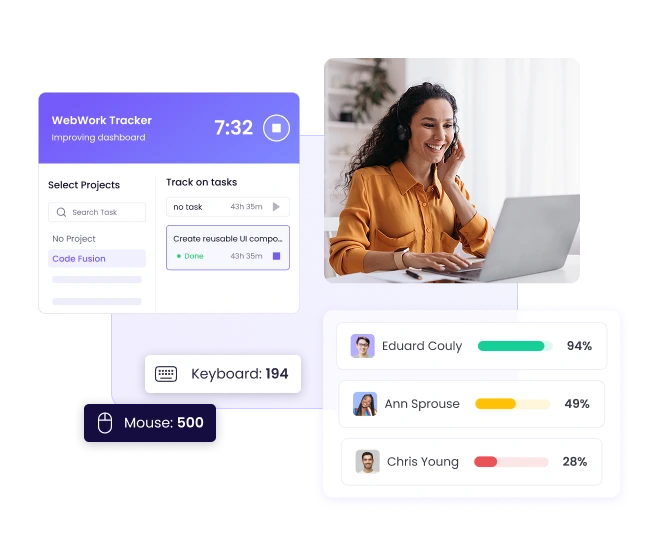 Boost Productivity with the Best Employee Time Tracker Boost productivity with the best employee time tracker and powerful monitoring features