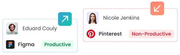 Detect Distractions with App and Website Usage Tracking Monitor team app and website usage to detect distractions with the employee work hours tracker