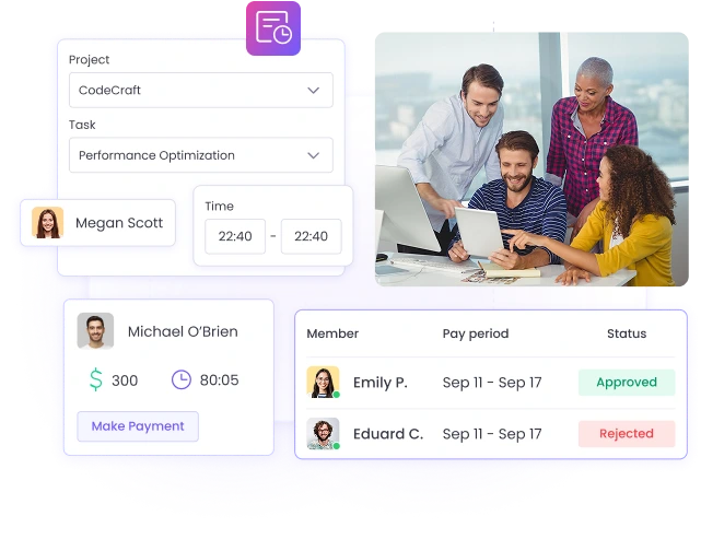 Employee Online Timesheets Tracker Employee online timesheets tracker for automated time tracking and streamlined payroll
