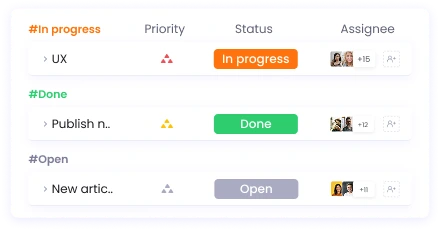 Ensure Tasks Are Completed on Time Ensure tasks are completed on time with task management and priority tracking