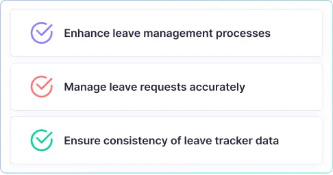 Employee leave tracker software for accurate leave management