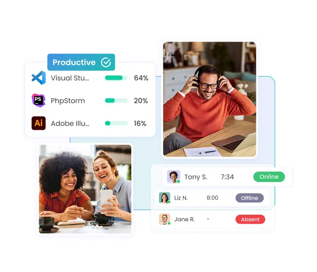 Time Clock Software for Remote Teams Time clock software for work-from-home professionals that boosts productivity, accountability and growth