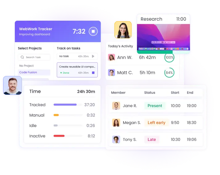 Track Employee Time Anywhere with a Work from Home Time Tracker Track employee time across various work environments with a reliable work from home time tracker