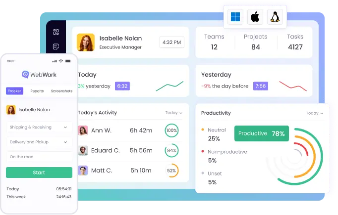 Track employee work hours online with the best work hours tracking software